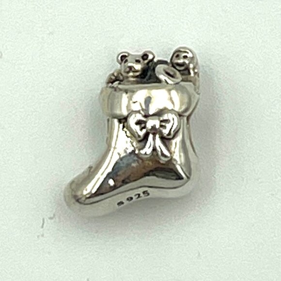 Vintage Pandora Santa's Christmas Stocking 791038 - Picture 1 of 1